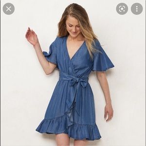 Women's LC Lauren Conrad Ruffle Wrap Dress
